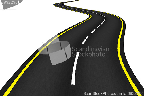 Image of winding road