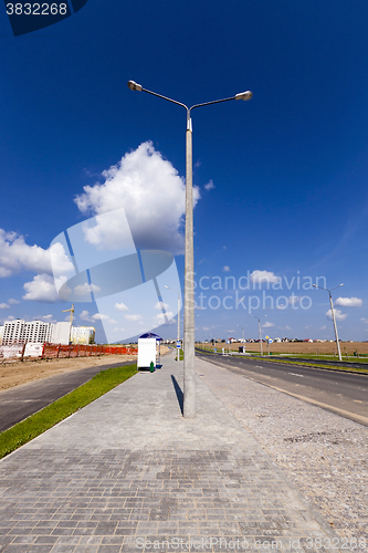 Image of  small paved road  