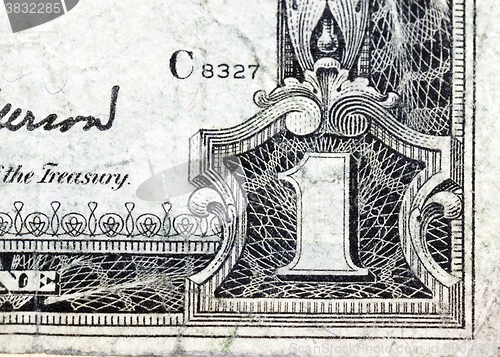 Image of American money close up  