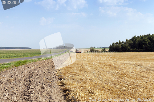 Image of road in a field  