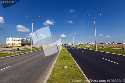 Image of  small paved road  