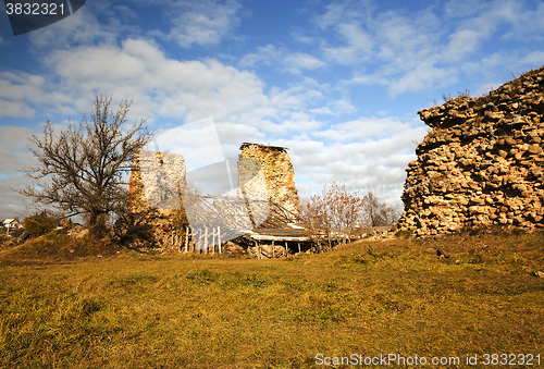 Image of ruins Krevo, Belarus.