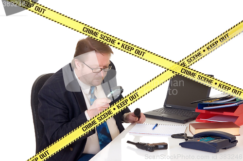 Image of CSI crime scene investigator