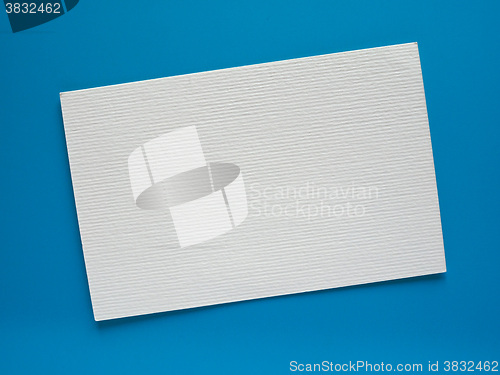 Image of Blank paper tag label