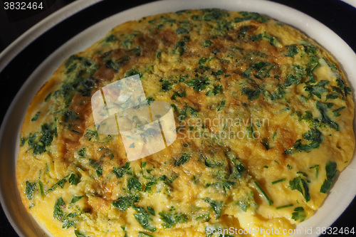 Image of Parsley cilantro omelette