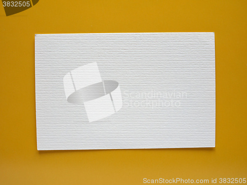 Image of Blank paper tag label