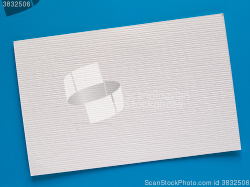 Image of Blank paper tag label