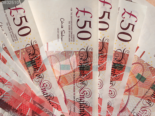 Image of Fifty Pound notes