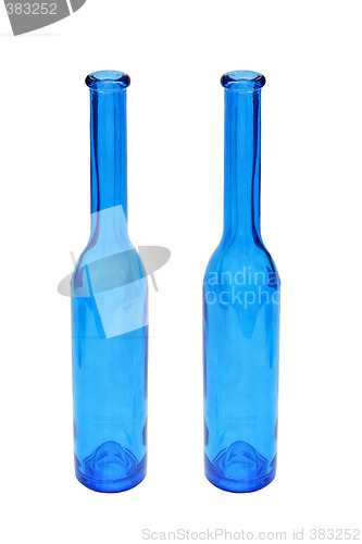 Image of Blue bottles