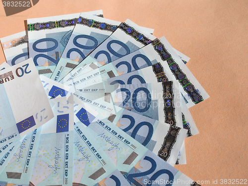 Image of Twenty Euro notes