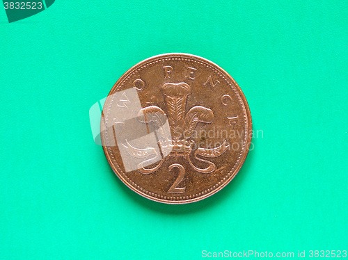 Image of GBP Pound coin - 2 Pence