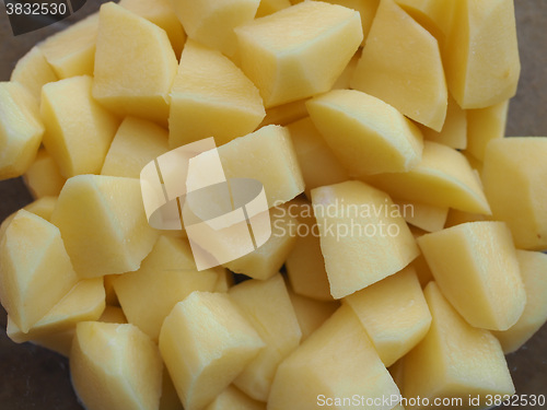 Image of Diced potato vegetables