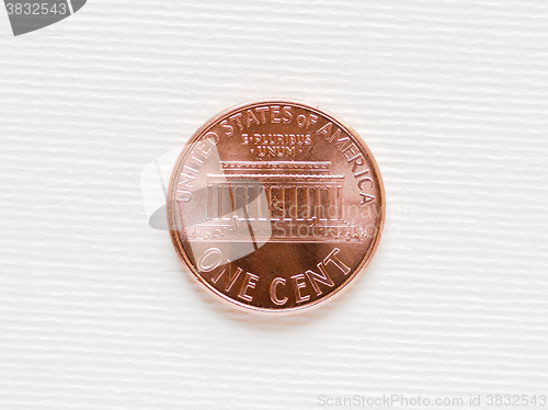 Image of Dollar coin - 1 cent