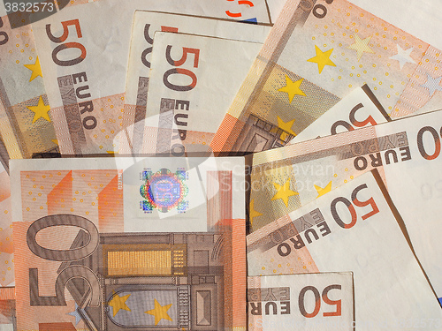 Image of Fifty Euro notes