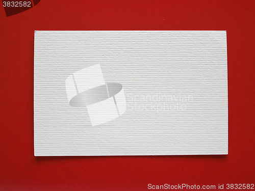 Image of Blank paper tag label