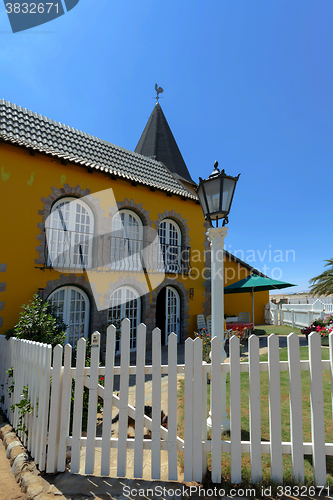 Image of colonial German architecture in Swakopmund