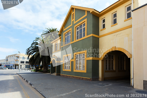 Image of colonial German architecture in Swakopmund