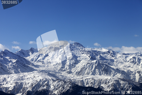 Image of Winter mountains in nice sunny day
