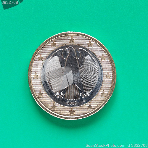 Image of One Euro coin money
