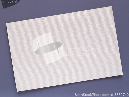 Image of Blank paper tag label