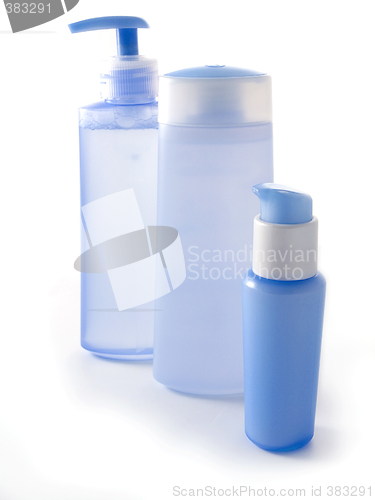 Image of blue cosmetic