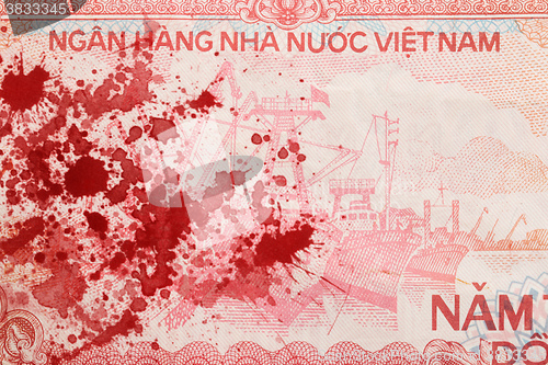 Image of Old Vietnamese Dong, Vietnamese currency