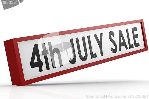 Image of Sale banner on 4th July
