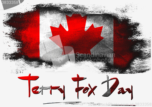 Image of Flag of Canada for Terry Fox Day