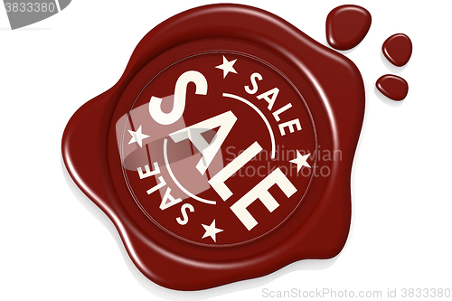 Image of Sale label seal isolated