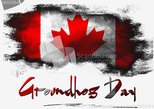 Image of Flag of Canada for Groundhog Day 