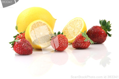 Image of lemons and strawberries