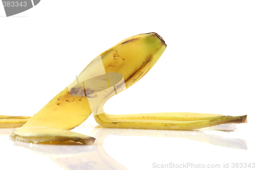 Image of detail banana peel