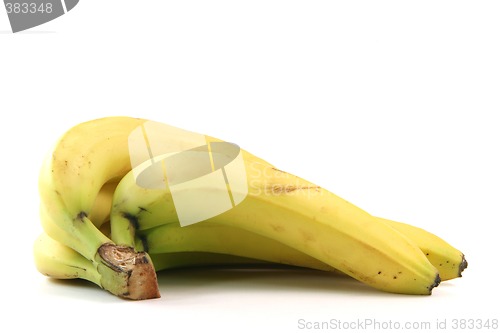 Image of isolated bananas