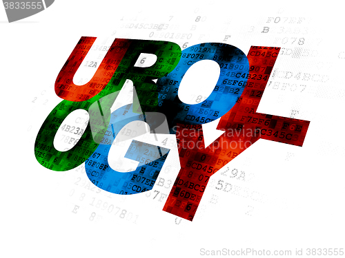 Image of Healthcare concept: Urology on Digital background