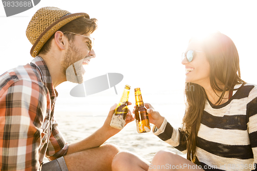 Image of Couple having great time together