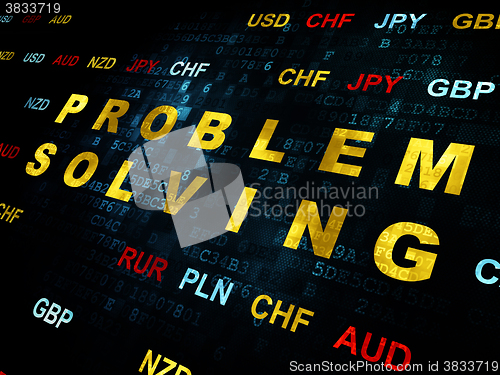 Image of Business concept: Problem Solving on Digital background