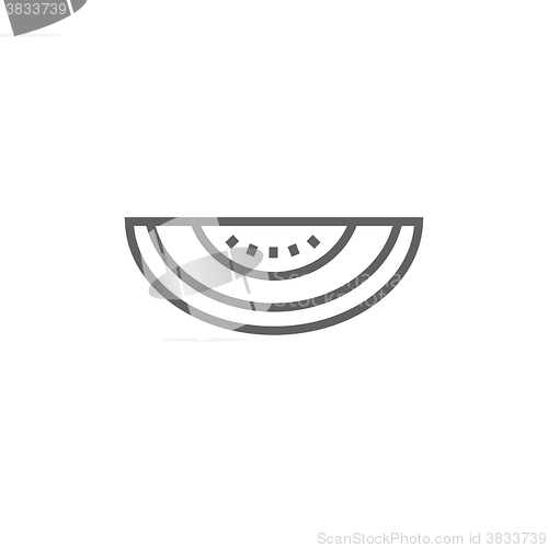 Image of Melon line icon.