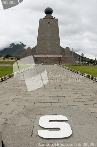 Image of mitad del mundo equator ecuador