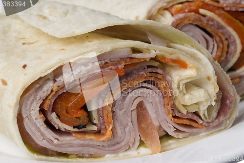 Image of italian antipasto wrap