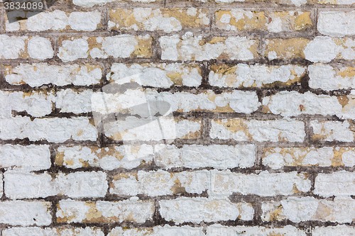 Image of Background of old vintage dirty brick wall