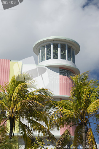 Image of   famous hotel south beach