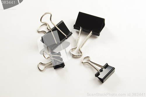 Image of bulldog clips in two sizes