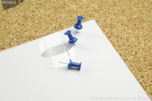 Image of pushpins and notepaper