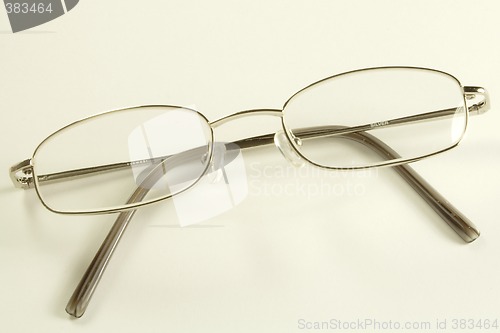 Image of silver rimmed spectacles