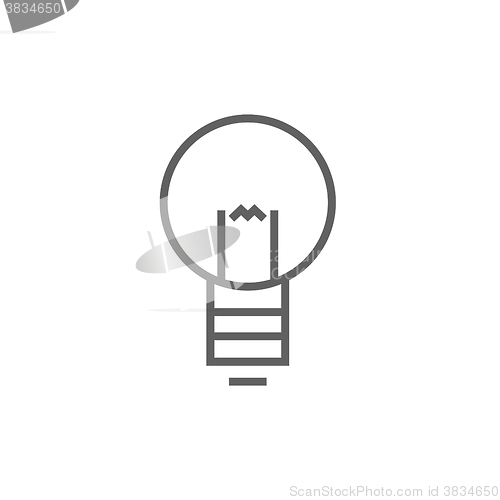 Image of Lightbulb line icon.