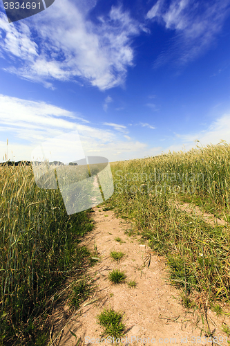 Image of no paved road  