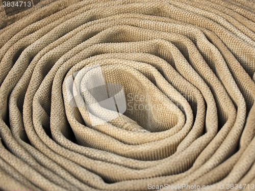 Image of Old rolled fire hose