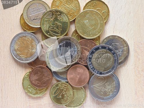 Image of Euro coin money