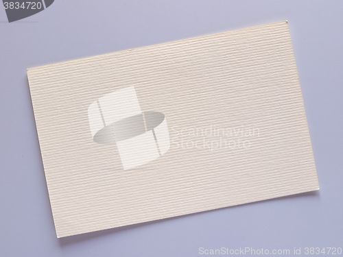 Image of Blank paper tag label