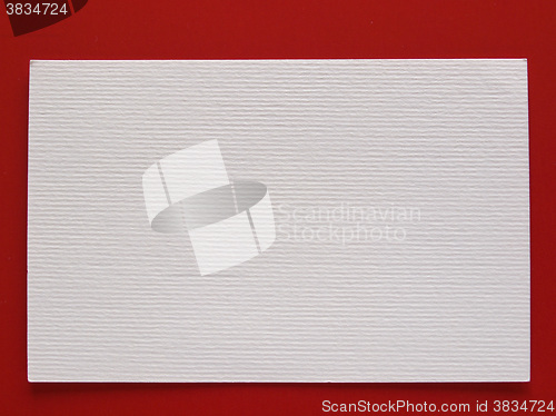 Image of Blank paper tag label